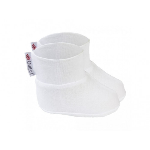 Papuče novorodenecké návlekové Outlast® Little Angel - biele